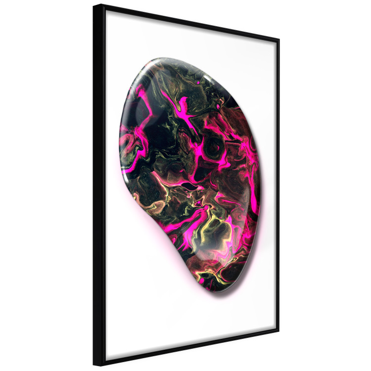 Poster Drop of Magic - abstraction with colorful stone on a uniform background 117796 additionalImage 10