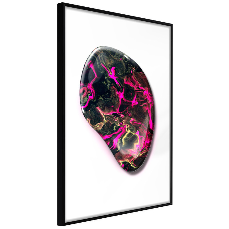 Poster Drop of Magic - abstraction with colorful stone on a uniform background 117796 additionalImage 11