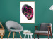 Poster Drop of Magic - abstraction with colorful stone on a uniform background 117796 additionalThumb 5