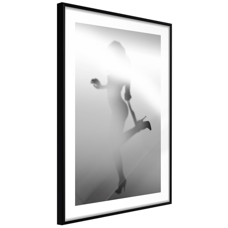 Poster Romantic Desire - black and white sensual composition with a woman 121896 additionalImage 11