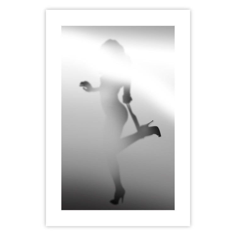 Poster Romantic Desire - black and white sensual composition with a woman 121896 additionalImage 25