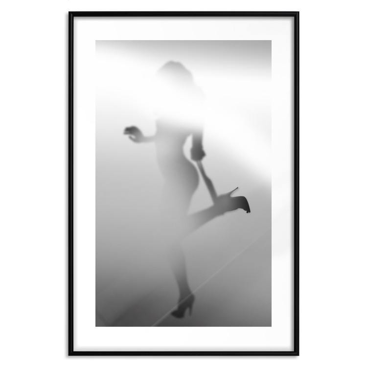 Poster Romantic Desire - black and white sensual composition with a woman 121896 additionalImage 17