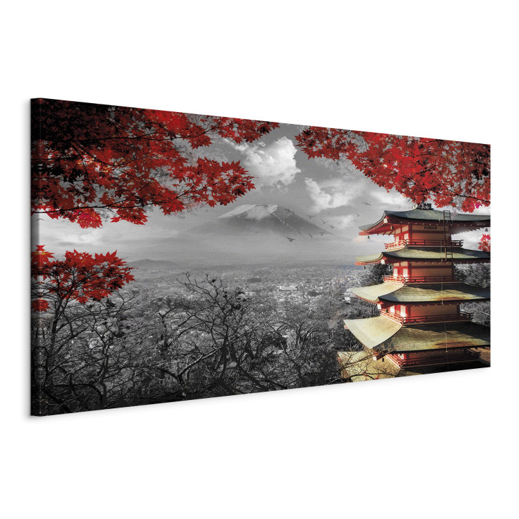 Canvas Art of Harmony (1-part) - Landscape of Nature and Mountains in Japan 122796 additionalImage 2