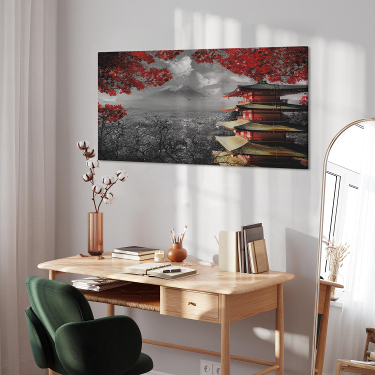 Canvas Art of Harmony (1-part) - Landscape of Nature and Mountains in Japan 122796 additionalImage 4