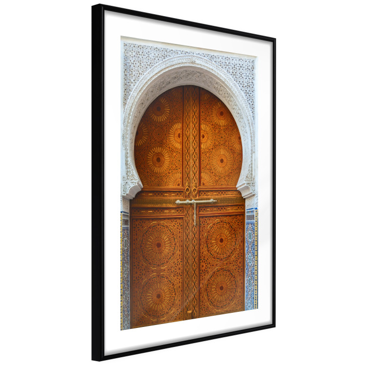 Poster Door to Dreams - grand gates with ornaments and mosaic on lintel 123796 additionalImage 11