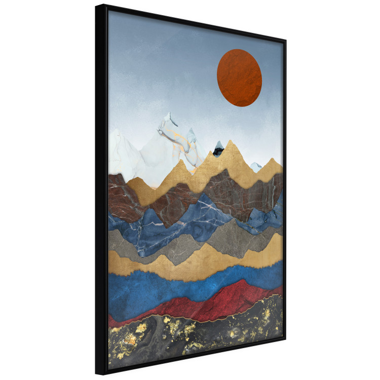 Wall Poster Heart of Colombia - landscape of mountain ranges in an abstract composition 125896 additionalImage 10