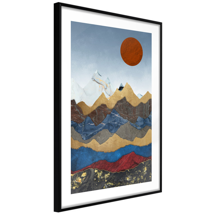 Wall Poster Heart of Colombia - landscape of mountain ranges in an abstract composition 125896 additionalImage 11