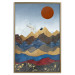 Wall Poster Heart of Colombia - landscape of mountain ranges in an abstract composition 125896 additionalThumb 20