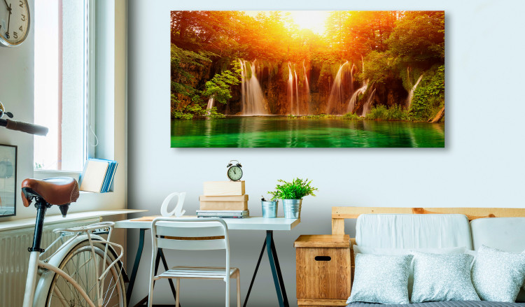 Large canvas print Nature: Magnificent Waterfall II [Large Format] 128696 additionalImage 6