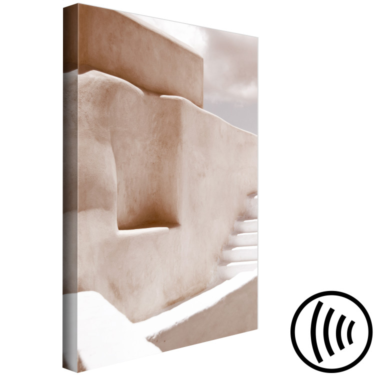 Canvas Greek Light (1-part) vertical - architecture of a Greek city 129496 additionalImage 6