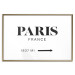 Wall Poster Parisian Chic - black Paris and France text in English on white background 129596 additionalThumb 14