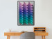 Poster Vertical Movement - abstract and colorful 3D geometric figures 130696 additionalThumb 10