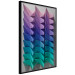 Poster Vertical Movement - abstract and colorful 3D geometric figures 130696 additionalThumb 2
