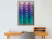 Poster Vertical Movement - abstract and colorful 3D geometric figures 130696 additionalThumb 9