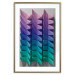 Poster Vertical Movement - abstract and colorful 3D geometric figures 130696 additionalThumb 14