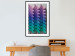 Poster Vertical Movement - abstract and colorful 3D geometric figures 130696 additionalThumb 18
