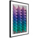 Poster Vertical Movement - abstract and colorful 3D geometric figures 130696 additionalThumb 3