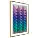 Poster Vertical Movement - abstract and colorful 3D geometric figures 130696 additionalThumb 5