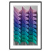 Poster Vertical Movement - abstract and colorful 3D geometric figures 130696 additionalThumb 15