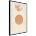 Wall Poster Sun Eclipse - orange circles and stripes in an abstract motif 131796 additionalThumb 2