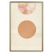 Wall Poster Sun Eclipse - orange circles and stripes in an abstract motif 131796 additionalThumb 21