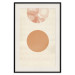 Wall Poster Sun Eclipse - orange circles and stripes in an abstract motif 131796 additionalThumb 19