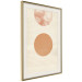 Wall Poster Sun Eclipse - orange circles and stripes in an abstract motif 131796 additionalThumb 3