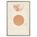 Wall Poster Sun Eclipse - orange circles and stripes in an abstract motif 131796 additionalThumb 20