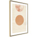 Wall Poster Sun Eclipse - orange circles and stripes in an abstract motif 131796 additionalThumb 7