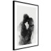 Poster Memory of a Kiss - black enamored couple in a watercolor motif 131996 additionalThumb 8