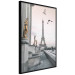 Wall Poster Flight to Freedom - structure with golden sculptures against the backdrop of the Eiffel Tower 132296 additionalThumb 11