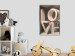 Canvas Print Love in the letters - LOVE inscription covered with small hearts 135396 additionalThumb 3