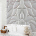 Wall Mural White fantasy - elegant background with abstract, quilted motif 138796 additionalThumb 8
