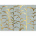Wall Mural Blue palm grove - abstract with golden palms in art deco style 143196 additionalThumb 1