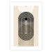 Wall Poster Abstraction - Geometric Shapes - Black, White and Brown 149896 additionalThumb 22