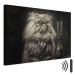 Canvas Art Print AI Persian Cat - Portrait of a Fantasy Animal in the Guise of a Professor - Horizontal 150196 additionalThumb 8