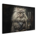 Canvas Art Print AI Persian Cat - Portrait of a Fantasy Animal in the Guise of a Professor - Horizontal 150196 additionalThumb 2
