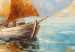 Large canvas print A Ship at Sea - A Landscape Inspired by the Works of Claude Monet [Large Format] 151096 additionalThumb 6