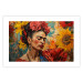 Poster Portrait of Frida - A Woman Against a Background of Sunflowers Inspired by Van Gogh 152196 additionalThumb 17