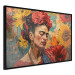 Poster Portrait of Frida - A Woman Against a Background of Sunflowers Inspired by Van Gogh 152196 additionalThumb 6