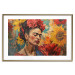 Poster Portrait of Frida - A Woman Against a Background of Sunflowers Inspired by Van Gogh 152196 additionalThumb 19