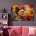 Poster Portrait of Frida - A Woman Against a Background of Sunflowers Inspired by Van Gogh 152196 additionalThumb 10