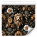 Modern Wallpaper Royal Garden - Elegant Ornaments With Lions and Flowers 159996 additionalThumb 1