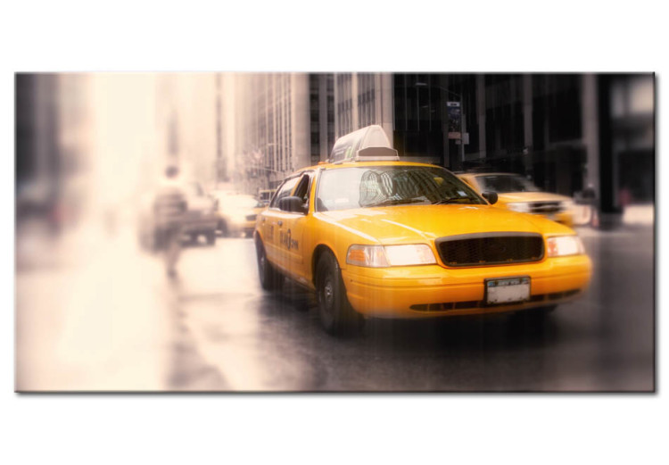 Canvas Art Print Yellow taxi 50596