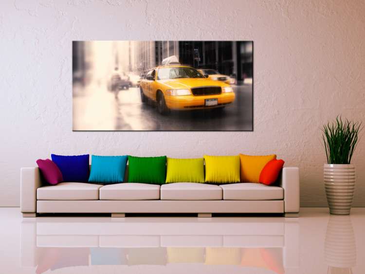 Canvas Art Print Yellow taxi 50596 additionalImage 2