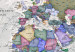 Cork Pinboard World Destinations (3 Parts) [Cork Map] 107207 additionalThumb 6
