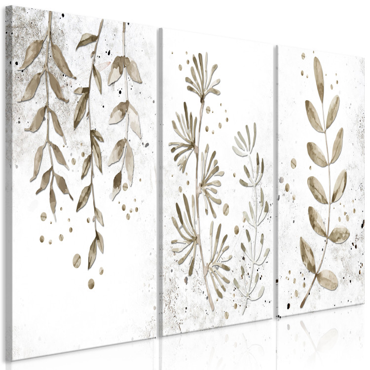 Canvas Art Print Twigs (3 Parts) 108507 additionalImage 2