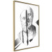 Wall Poster Cracked Sculpture of Socrates - black and white geometric pattern with a figure 114307 additionalThumb 14