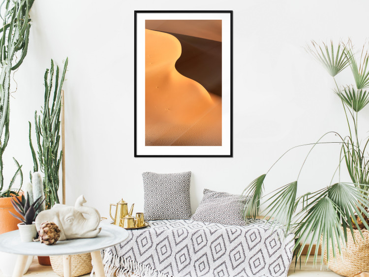 Poster Sand Wave - warm landscape of a hot desert somewhere in Morocco 116507 additionalImage 4