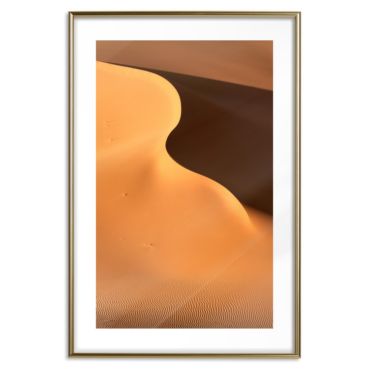 Poster Sand Wave - warm landscape of a hot desert somewhere in Morocco 116507 additionalImage 16